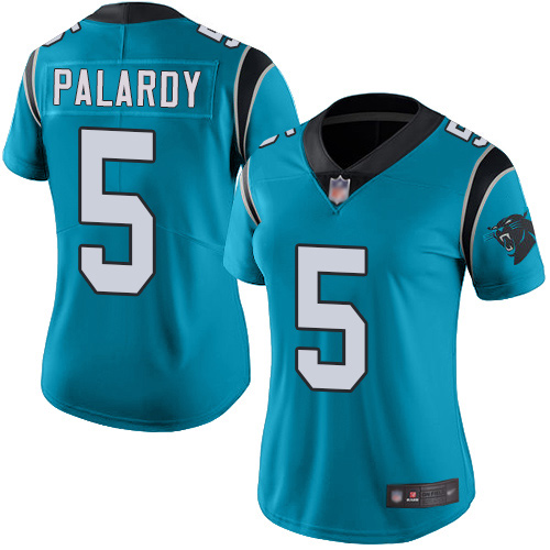 Carolina Panthers Limited Blue Women Michael Palardy Alternate Jersey NFL Football 5 Vapor Untouchable